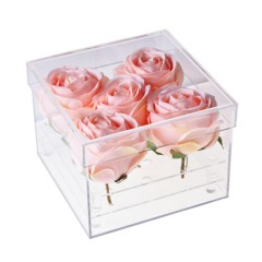 Handmade Toy Model Display Plastic Box Clear Acrylic Display Counter Box for Perfume and Cosmetic